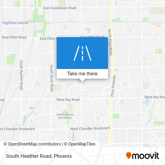 Mapa de South Heather Road