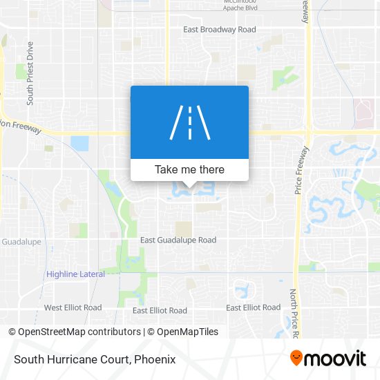 Mapa de South Hurricane Court