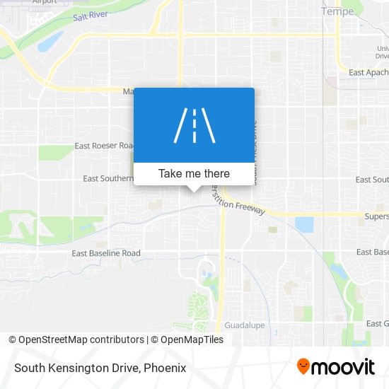 South Kensington Drive map