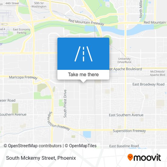 Mapa de South Mckemy Street