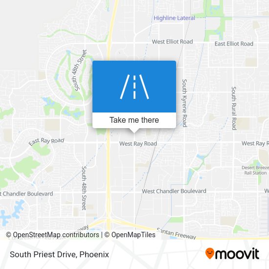 Mapa de South Priest Drive