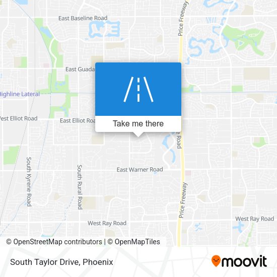 Mapa de South Taylor Drive