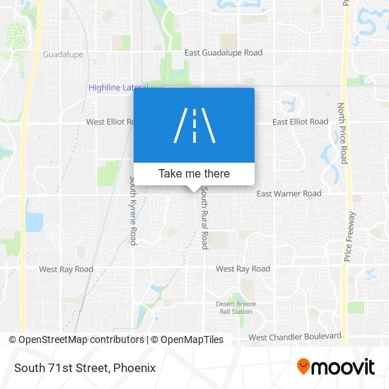 Mapa de South 71st Street