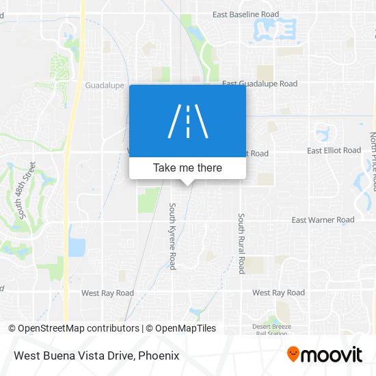 West Buena Vista Drive map