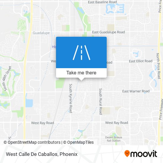 Mapa de West Calle De Caballos