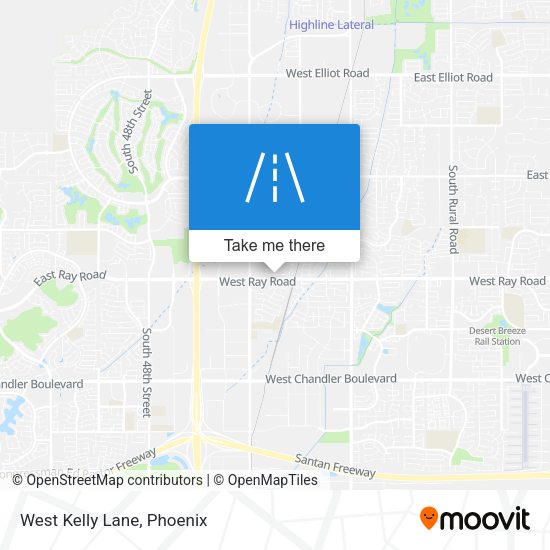 Mapa de West Kelly Lane
