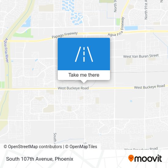 Mapa de South 107th Avenue