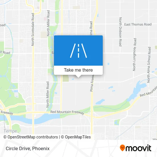 Circle Drive map