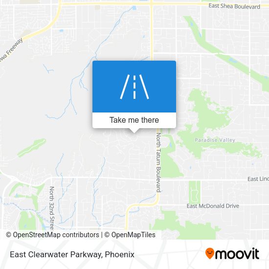 Mapa de East Clearwater Parkway