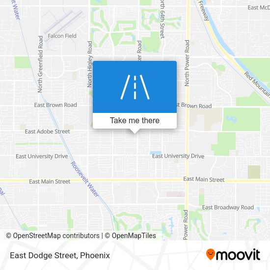 Mapa de East Dodge Street