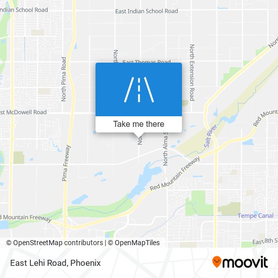 Mapa de East Lehi Road