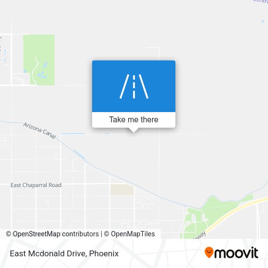 Mapa de East Mcdonald Drive