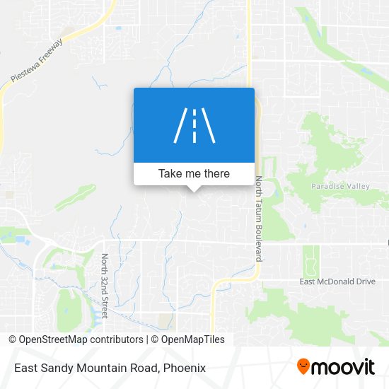 Mapa de East Sandy Mountain Road