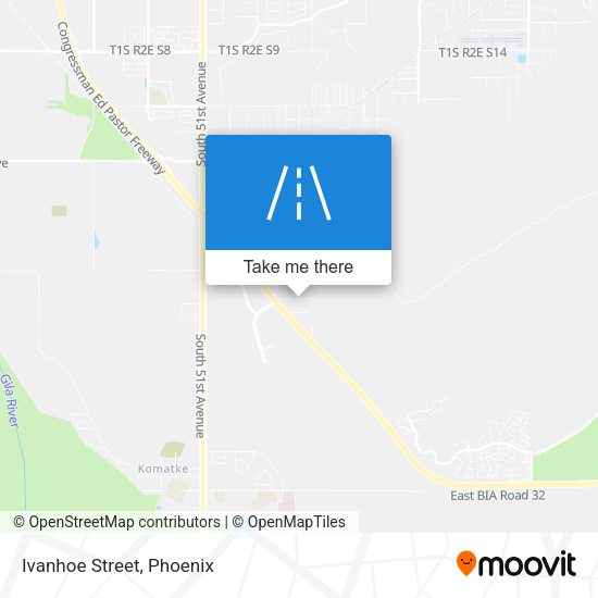 Mapa de Ivanhoe Street