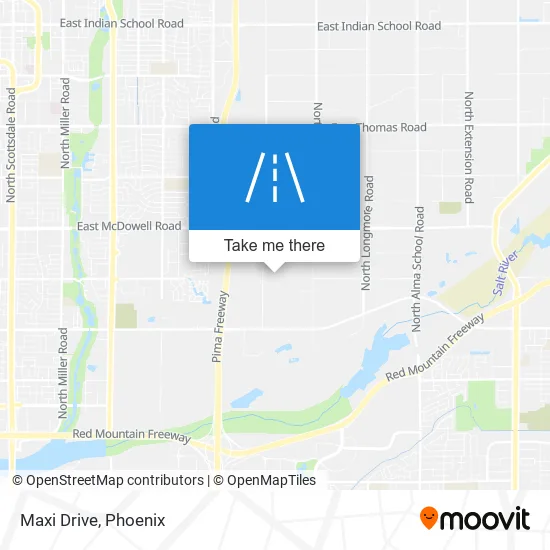 Maxi Drive map
