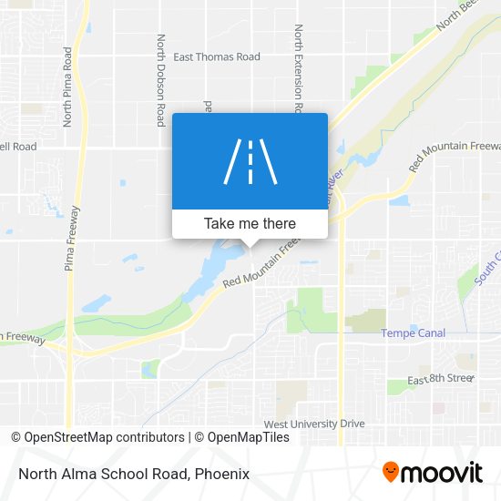 Mapa de North Alma School Road