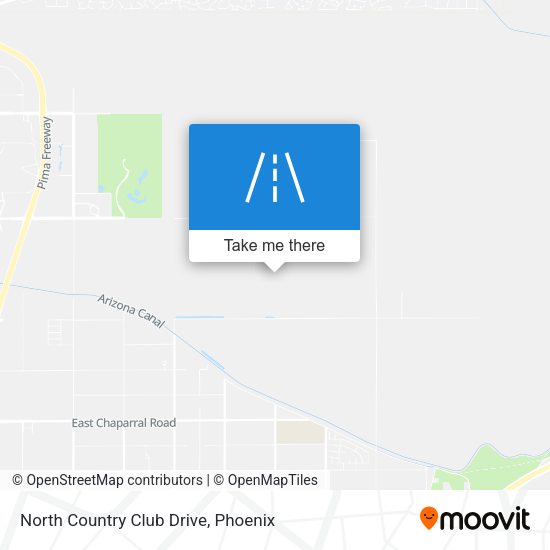 North Country Club Drive map