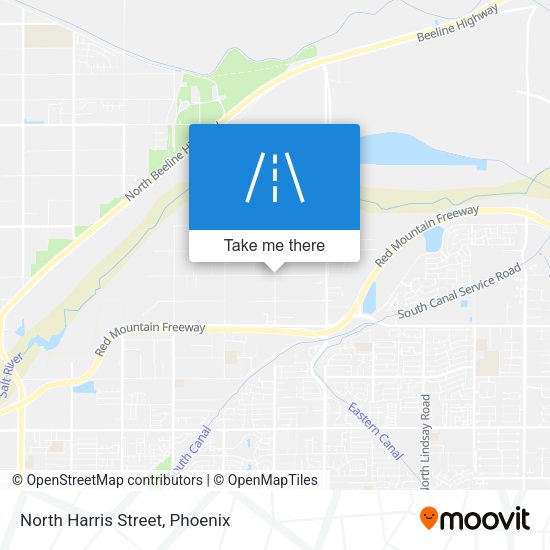 Mapa de North Harris Street
