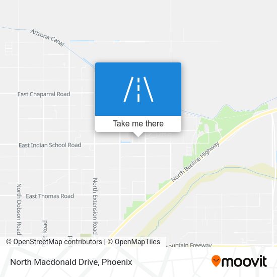 Mapa de North Macdonald Drive