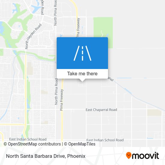 North Santa Barbara Drive map