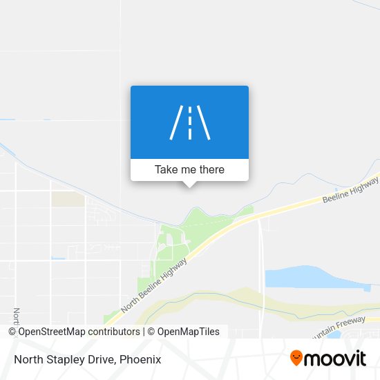 North Stapley Drive map