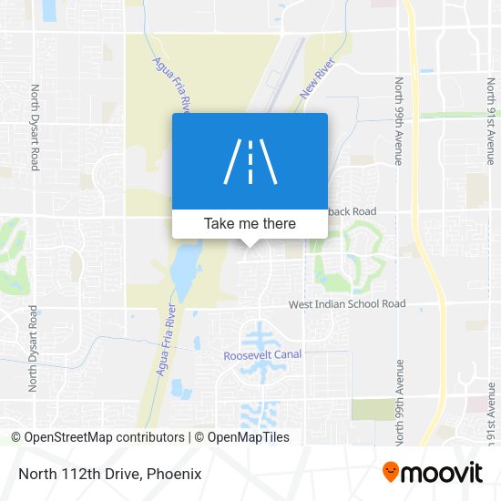 Mapa de North 112th Drive