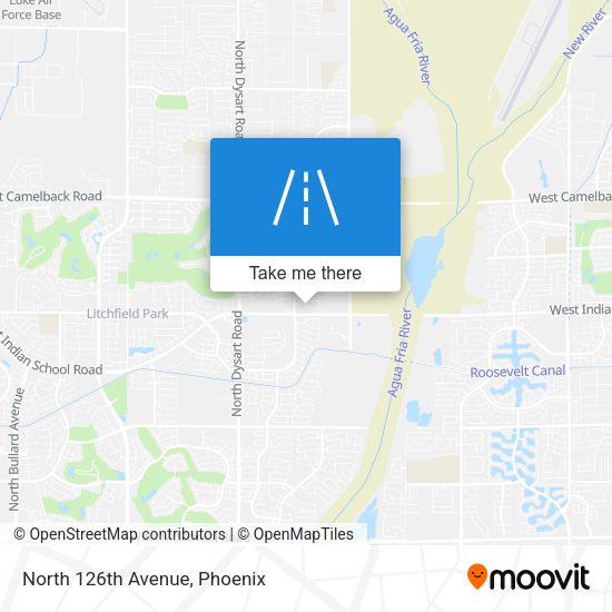 Mapa de North 126th Avenue