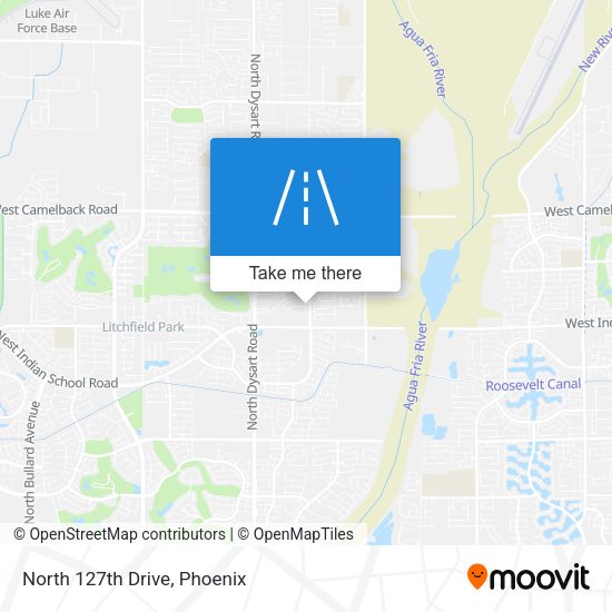 Mapa de North 127th Drive
