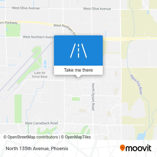 Mapa de North 135th Avenue