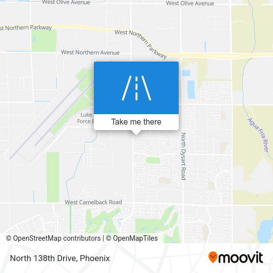 Mapa de North 138th Drive