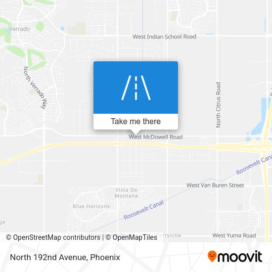 Mapa de North 192nd Avenue