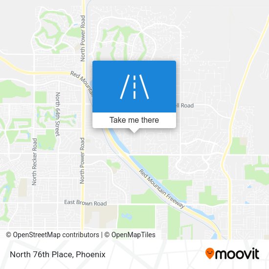 Mapa de North 76th Place