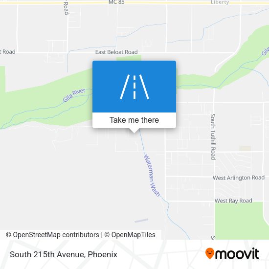 Mapa de South 215th Avenue