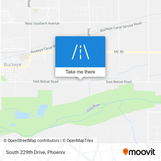 Mapa de South 229th Drive