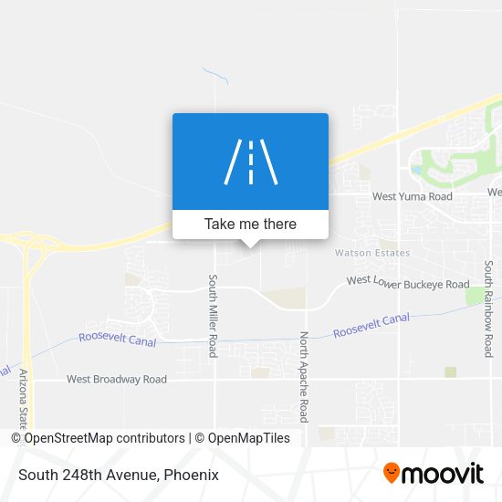 Mapa de South 248th Avenue