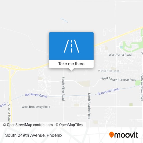 Mapa de South 249th Avenue