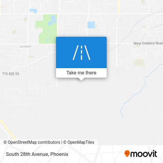 Mapa de South 28th Avenue