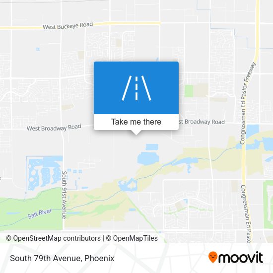 Mapa de South 79th Avenue