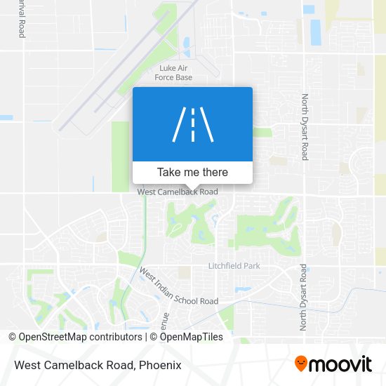 Mapa de West Camelback Road
