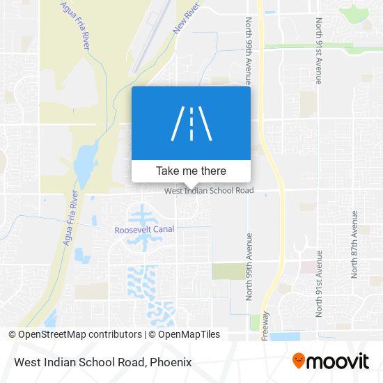 West Indian School Road map