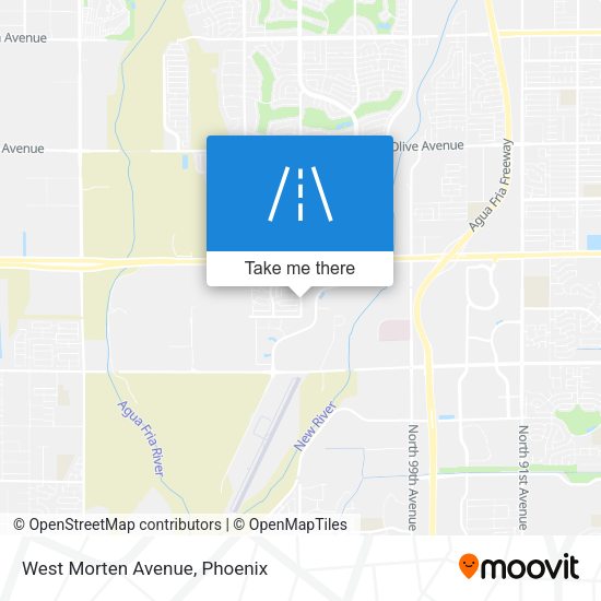 Mapa de West Morten Avenue
