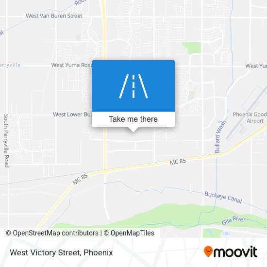 Mapa de West Victory Street