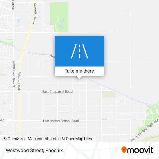 Mapa de Westwood Street