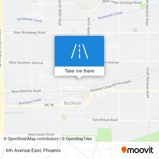Mapa de 6th Avenue East