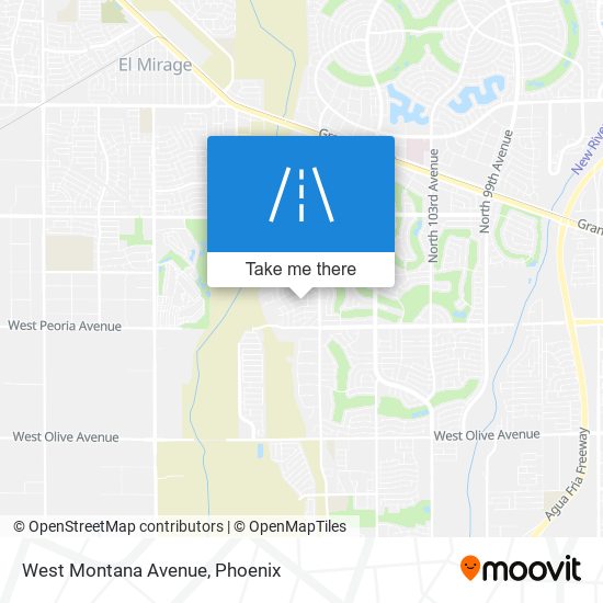 Mapa de West Montana Avenue