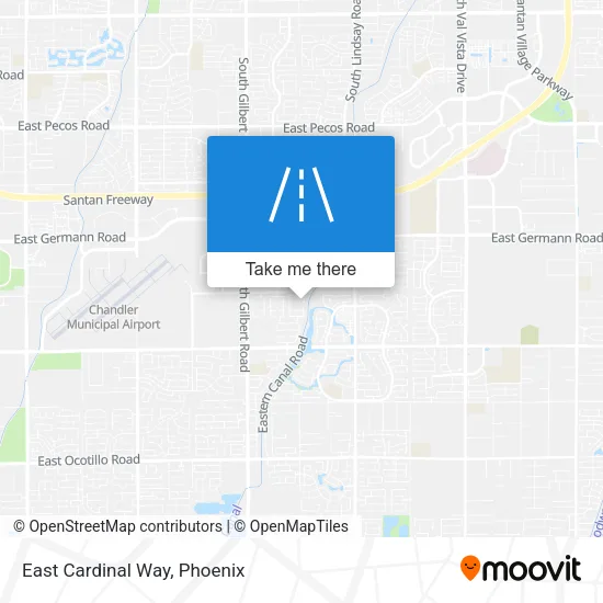 East Cardinal Way map