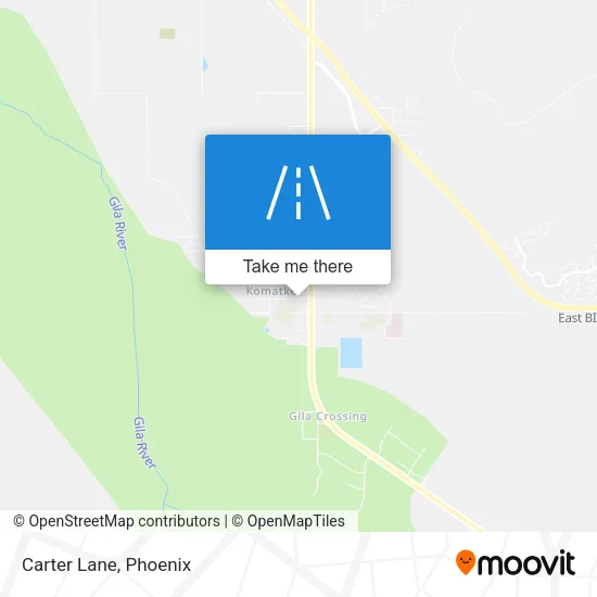 Carter Lane map