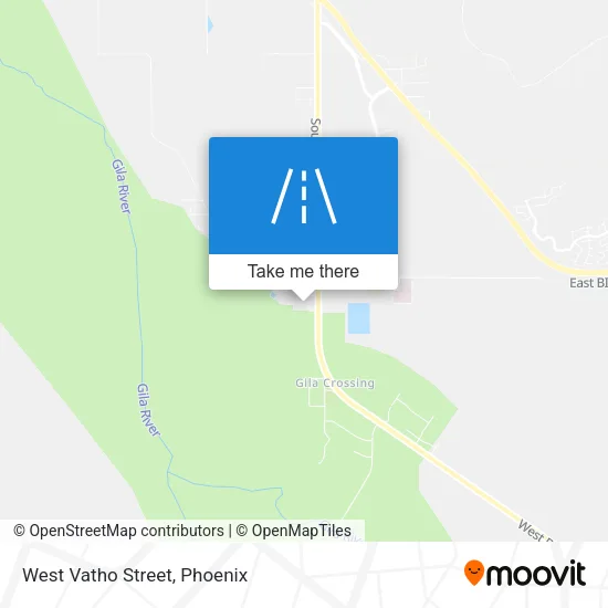 West Vatho Street map