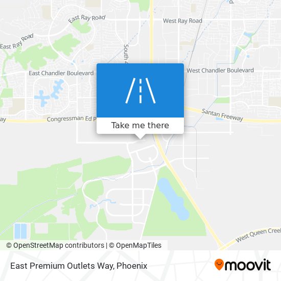 East Premium Outlets Way map