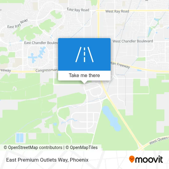 East Premium Outlets Way map